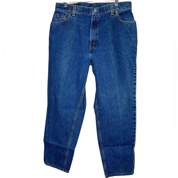 Vintage 90s 1990s Levi's Blue Relaxed Fit Jeans 16 mis Straight Leg - Picture 3 of 8